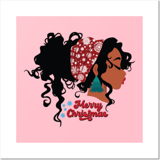 Merry Christmas, Black Girl Magic Posters and Art